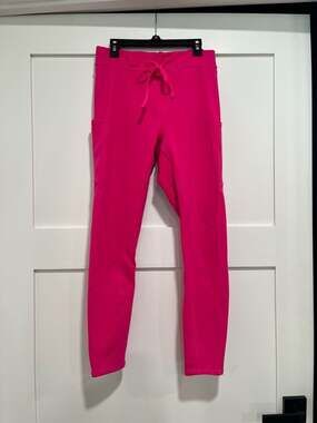 Alo Yoga 7/8 High-Waist Checkpoint Legging Neon Pink